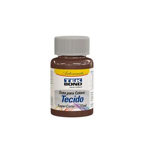 Tinta P/ Tecido Marrom 37Ml Tekbond Tinta P/ Tecido Marrom 37Ml Tekbond