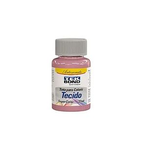 Tinta P/ Tecido Rosa Cha 37Ml Tekbond