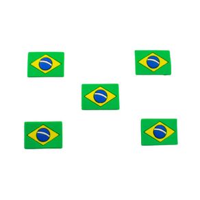 Etiq Bandeira Brasil C/5Und