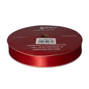 Fita Cetim Bufalo N.3 16Mm Vermelho 163 50Mt Fita Cetim Bufalo N.3 16Mm Vermelho 163 50Mt