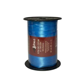 Fita Cetim Bufalo N.1 7Mm Az Turqueza 152 100Mt Fita Cetim Bufalo N.1 7Mm Az Turqueza 152 100Mt