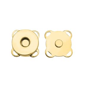Botao Ima Costura P 14Mm Ouro C/10Und Nybc
