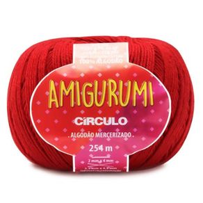 Amigurumi 3402 Vermelho Circulo Und