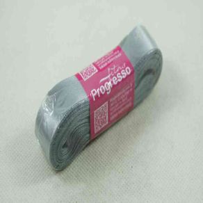 Fita Cetim Progresso N.5 1222 Cinza 10Mt