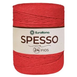 Euroroma Spesso 4/24 1 Kg 1000 Vermelho 254Mt Und