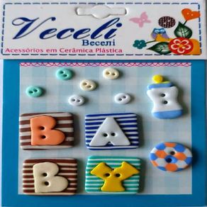 Kits C/Botoes Ebmo0114 Baby Menino