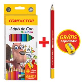 Kit Lapis de Cor+Lapiseira Neopen (Bl) C/12Und Kit Lapis de Cor+Lapiseira Neopen (Bl) C/12Und