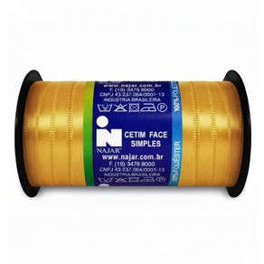 Fita Cetim Najar N.1 Poliester 81 Mostarda 100Mt