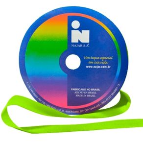 Fita Cetim Najar N.3 Poliester 27 Citrico 50Mt Fita Cetim Najar N.3 Poliester 27 Citrico 50Mt