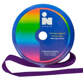 Fita Cetim Najar N.2 Poliester 31 Violeta 50Mt Fita Cetim Najar N.2 Poliester 31 Violeta 50Mt