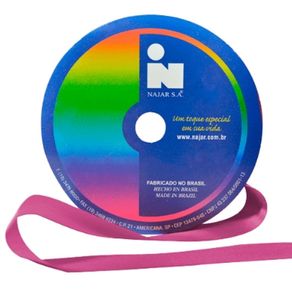 Fita Cetim Najar N.2 Poliester 66 Pink 50Mt Fita Cetim Najar N.2 Poliester 66 Pink 50Mt