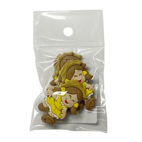 Aplique Emborrachado Maneina Caipira Corpo Amrlo C/5Und Aplique Emborrachado Maneina Caipira Corpo Amrlo C/5Und