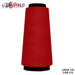Linha P/Costura 1500Mt 114 Vermelho Linha P/Costura 1500Mt 114 Vermelho