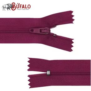 Fechos Ecler Nylon 15Cm 21 Vinho C/100U
