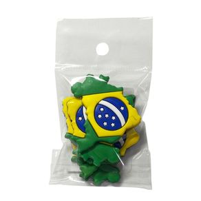 Apliq Emborrachado Mapa Brasil C/5Und Apliq Emborrachado Mapa Brasil C/5Und