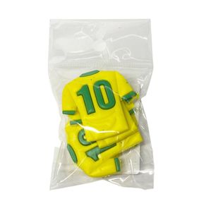 Apliq Emborrachado Camisa Brasil Amrlo C/5Und