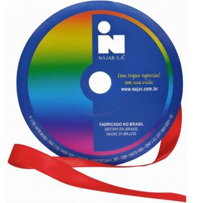 Fita Cetim Najar N.2 Poliester 07 50Mt Fita Cetim Najar N.2 Poliester 07 50Mt