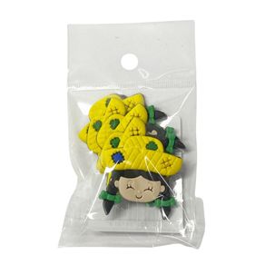 Apliq Emborrachado Menina Caipira Rosto Cab/Pto/Amr C/5Und Apliq Emborrachado Menina Caipira Rosto Cab/Pto/Amr C/5Und