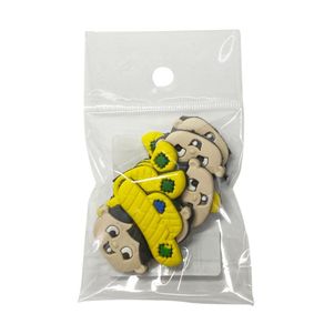 Apliq Emborrachado Menino Caipira Rosto Cab/Pto/Amr C/5Und