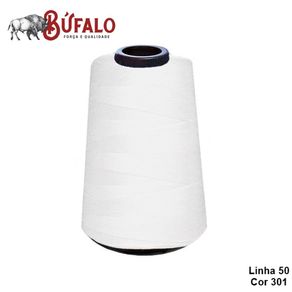 Linha 50 3000M Cor Branco 301 Tfo 100%Pol.