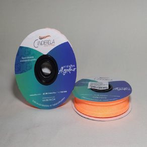 Vies de Algodao 25Mm 20Mt 93 Laranja Fluor