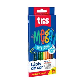 Lapis Cor (Bl) Mega Softcolor 12 Cores Lapis Cor (Bl) Mega Softcolor 12 Cores