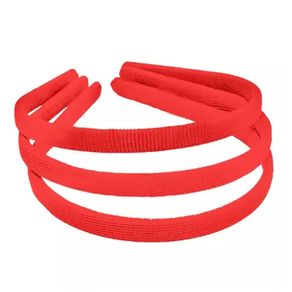 Tiara Encapada Vermelho C/12Und