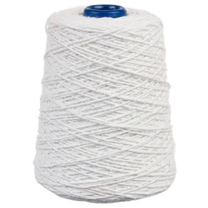 Barbante Algodao Cones 4/8 Branco 465Mt