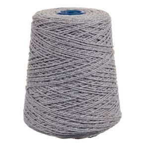 Barbante Algodao Cones 4/8 Cinza 465Mt