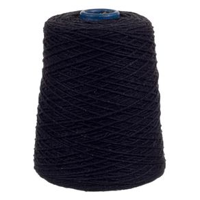 Barbante Algodao Cones 4/8 Preto 465Mt