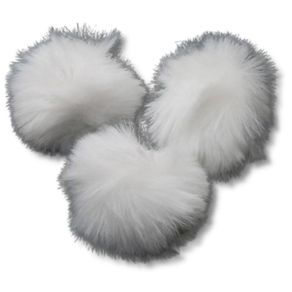 Pompom Pelucia Cor 101 Bco C/10Und